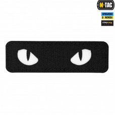 Нашивка M-Tac Cat Eyes Laser Cut Black/GID