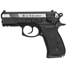 Пістолет пневматичний ASG CZ 75 D Compact к.4.5мм(вставка нікель) 114 м/с