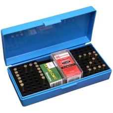 Коробка MTM SB-200 на 250 набоїв кал. 22 LR; на 200 шт. кал. 22 WMR и на 150 шт. кал. 17 HMR. Ц. г
