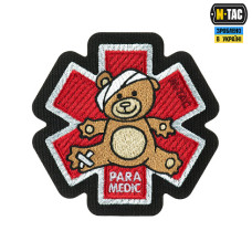 Нашивка M-Tac Paramedic Медвідь (вишивка) Bronze/Black