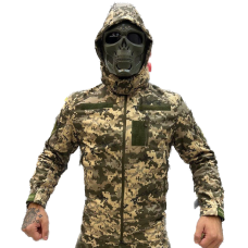 Куртка Single Sword Soft Shell на флісі піксель M