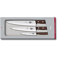 Набір кухонний Victorinox 3 ножа рожеве дерево 5.1050.3G