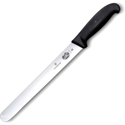 Ніж кухонний для нарізки слайсами Victorinox Fibrox 30 см чорний