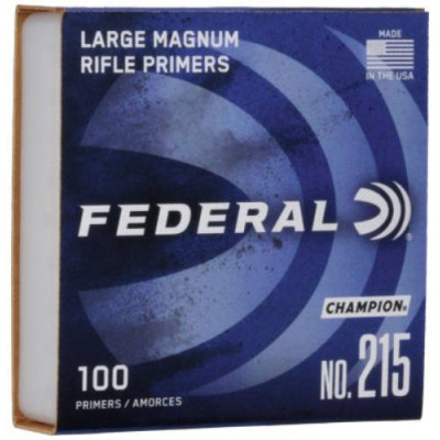 Капсюль Federal CHAMPION Large Magnum Rifle 215 (338LM, 300WM, 300RUM, 300WSM)