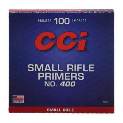 Капсуль CCI 400 STD SMALL RIFLE PRIMER (223Rem, 308Palma) 100шт/уп