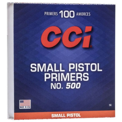 Капсуль CCI 500 STD SMALL PISTOL PRIMER 100шт/уп