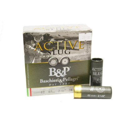 Патрон B&P 12к ACTIVE SLUG PRACTICAL SHOOTING 28гр