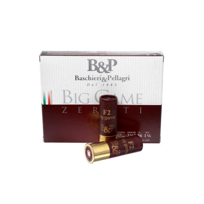 Патрон B&P 12к BIG GAME ZERATI (К) 36гр №3/0 дріб 10шт/уп