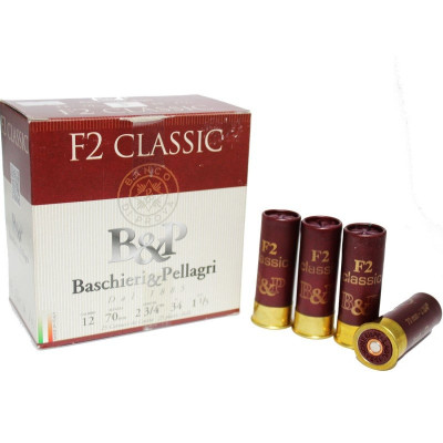 Патрон B&P 12к F2 CLASSIC 12/70 34г №5 дріб (К) 25шт/уп