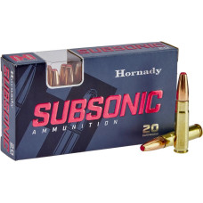 Патрон Hornady Subsonic 300 Whisper/Blackout куля Sub-X 190гр 12,3г 320 м/с 20шт/уп