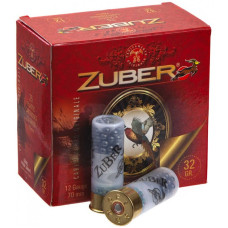 Патрон ZUBER 12к 12/70 32г №0 дріб (Б/К) 25шт/уп