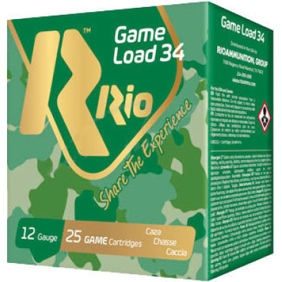 Патрон RIO 12к Game Load-34 FW 12/70 34г №3 дріб (К) 25шт/уп