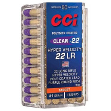 Патрон CCI Clean-22 Hyper Velocity 22 LR куля PRN 31гр 2,01г 472м/с 50шт/уп