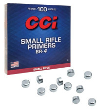 Капсуль CCI BR4 Small Rifle Primer (223Rem, 308Palma, 6.5Creedmoor Palma) 100 шт.