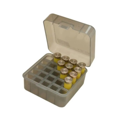 Коробка MTM Dual Gauge Shotshell Case універсальна на 25 патронів 12/16/20 кал. сірий
