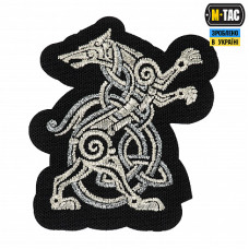 Нашивка M-Tac Wolf (вишивка) Black