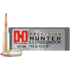 Патрон Hornady Precision Hunter 6.5 Creedmoor куля ELD-X 143гр 9,3г 823 м/с 20шт/уп
