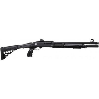 Помпова рушниця Huglu ATROX Tactic Black Telescopic Stock 12/47 см 7+1 TR
