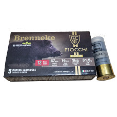 Патрон Fiocchi 12к Brenneke 67/16 31,5г куля (Б/К) 5 шт/уп