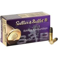 Патрон Sellier & Bellot HV HP 22 LR куля LHP 38гр 2,45г 375 м/с 50шт/уп