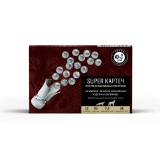 Патрон 16к ТАХО картеч 33г №7,2 мм super (Б/К) 5шт/уп