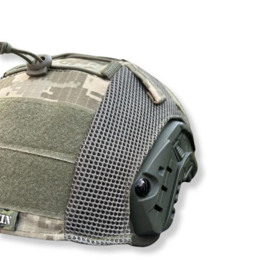 Кавер Military Vinn на шолом без вух Піксель + 3D сітка L