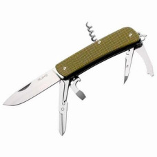 Ніж багатофункціональний Ruike Criterion L31, (8.5 см) 12C27 / G10 зелений, 18 інстр.