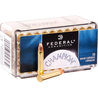 Патрон Federal Champion 22WMR куля FMJ 40гр 2,6г 573 м/с 50шт/уп