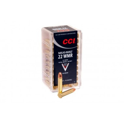 Патрон CCI Maxi-Mag 22WMR куля JHP 40гр 2,6г 572 м/с 50шт/уп