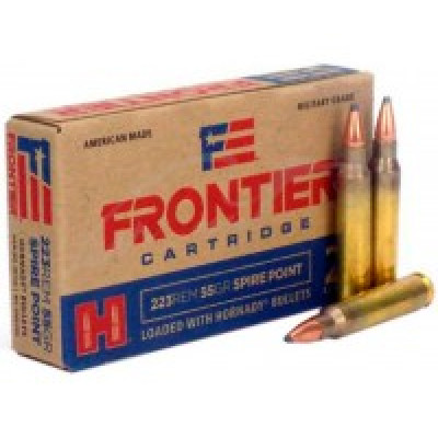 Патрон нарізний Hornady Frontier 223Rem (5,56/45) пуля SP 55 3,56 г.
