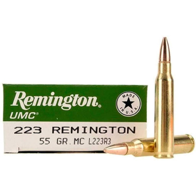 Патрон нарізний Remington UMC 223Rem Metal Case 55gr/3,6гр (20шт) Патрон нарізний Remington UMC 223Rem Metal Case 55gr/3,6гр (20шт)