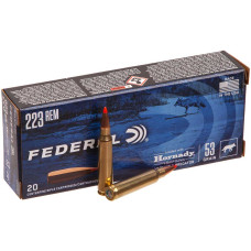 Патрон Federal VARMINT PREDATOR 223 Rem куля HORNADY V-MAX 53гр 3,43г 1036 м/с 20шт/уп