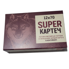 Патрон 12к ТАХО картеч 40,5г №6,5мм super (К) 5шт/уп