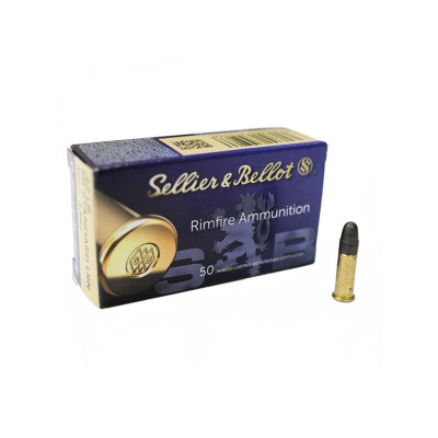 Патрон Sellier & Bellot High Velocity 22 LR куля LRN 40гр 2,56г 390 м/с 50шт/уп