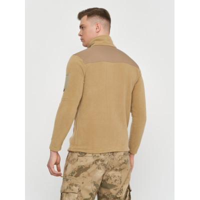 Кофта флісова BIKATEX із вставками SoftShell Пісок, XL