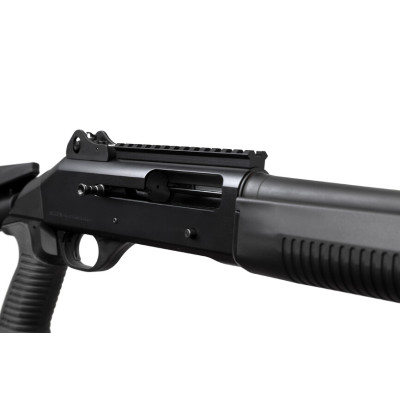 Помпова рушниця TAC-12 Black 12 кал. 18,5" Telescopic Stock з чохлом