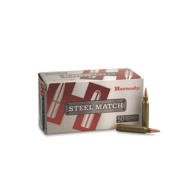 Патрон нарізний Hornady SteelMatch 223 Rem пуля HP