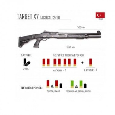Помпова рушниця TARGET X-7