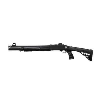 Помпова рушниця Huglu ATROX Tactic Black Telescopic Stock 12/47 см 7+1 TR