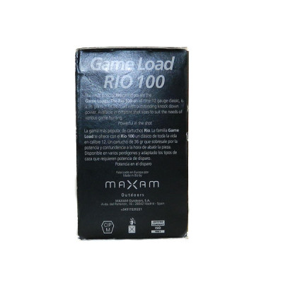 Патрон RIO 12к Game Load-36 NEW 12/70 36г №3 дріб (К) 25шт/уп