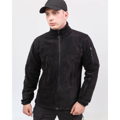Кофта флісова ATA TEKSTIL Чорна ХХL