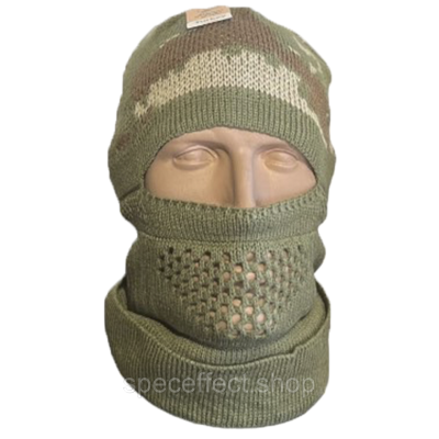 Шапка-маска 869 Flas Tactical Хакі-Піксель