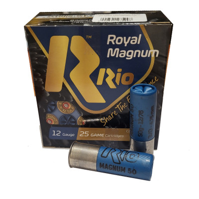 Патрон RIO 12к Magnum 12/76 50г №3/0 дріб (К) 25шт/уп