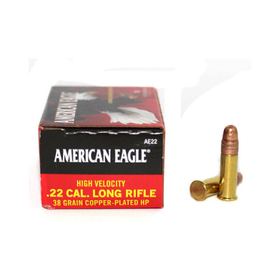 Патрон Federal American Eagle Promo 22 LR куля CPHP 38гр 2,46г 384 м/с 40шт/уп Патрон Federal American Eagle Promo 22 LR куля CPHP 38гр 2,46г 384 м/с 40шт/уп
