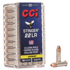 Патрон CCI Stinger 22 LR куля CPHP 32гр 2,07г 500м/с 50шт/уп
