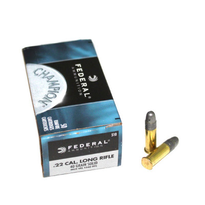 Патрон нарізний Federal Champion Target 22LR Solid 2,59гр