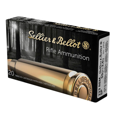 Патрон нарізний Sellier&Bellot SP 223 Rem (5.56/45) 3.6г/55grs/2914 Патрон нарізний Sellier&Bellot SP 223 Rem (5.56/45) 3.6г/55grs/2914
